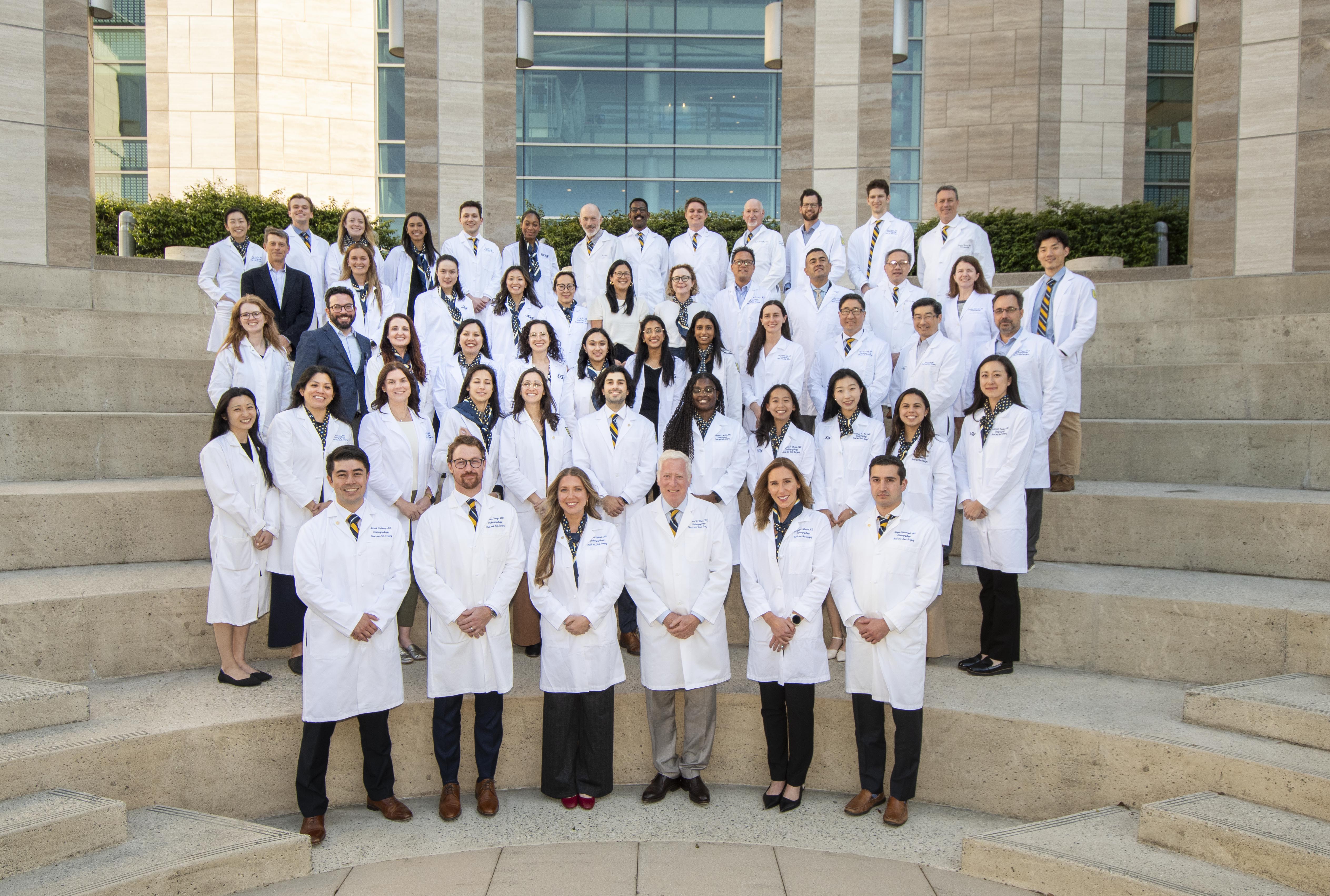UCSF OHNS residents pose for a photo.