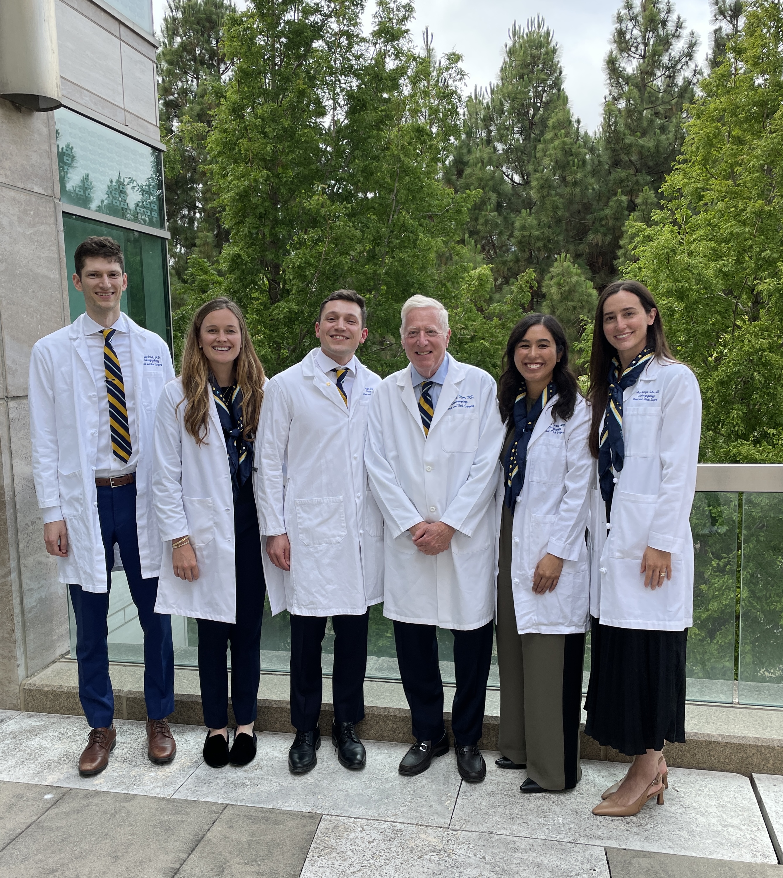 UCSF OHNS Chief Residents with Dr. Andrew Murr