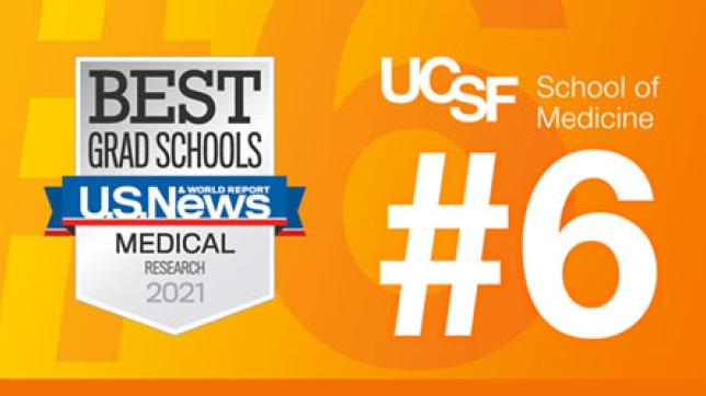 UC San Francisco’s school of medicine receives high marks in U.S. News rankings