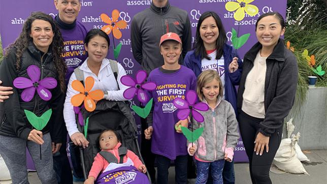 UCSF Voice and Swallowing Center team participated in San Francisco's Walk to End Alzheimer