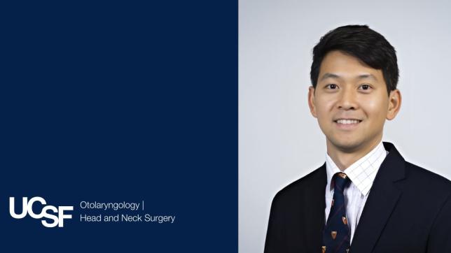 Song Cheng, MD, of the Department of Otolaryngology-Head and Neck Surgery at the University of California, San Francisco (UCSF OHNS)